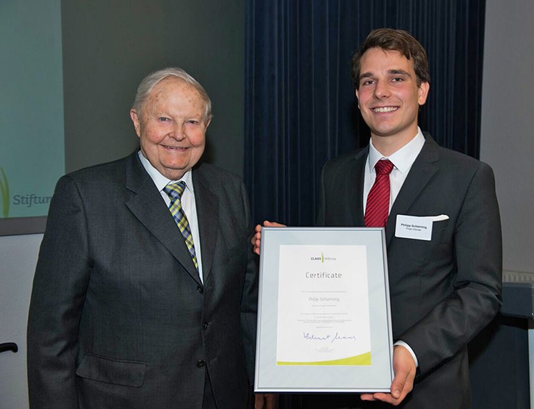Helmut Claas und Phillip Schierning 