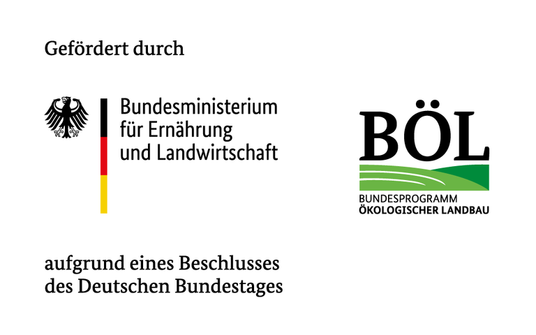 Logos des BMEL und des BÖLN